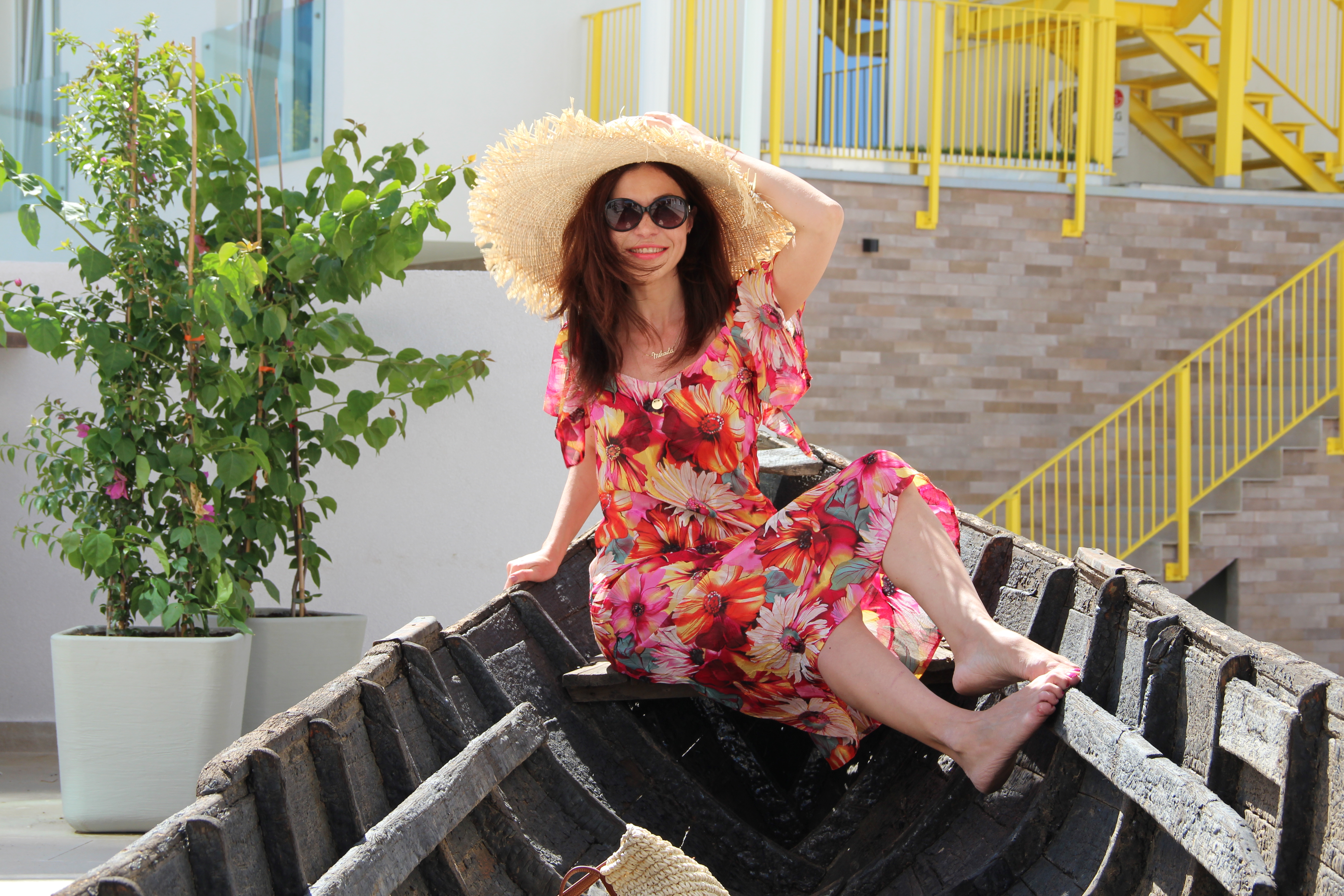 Rochie cu flori Limoncello