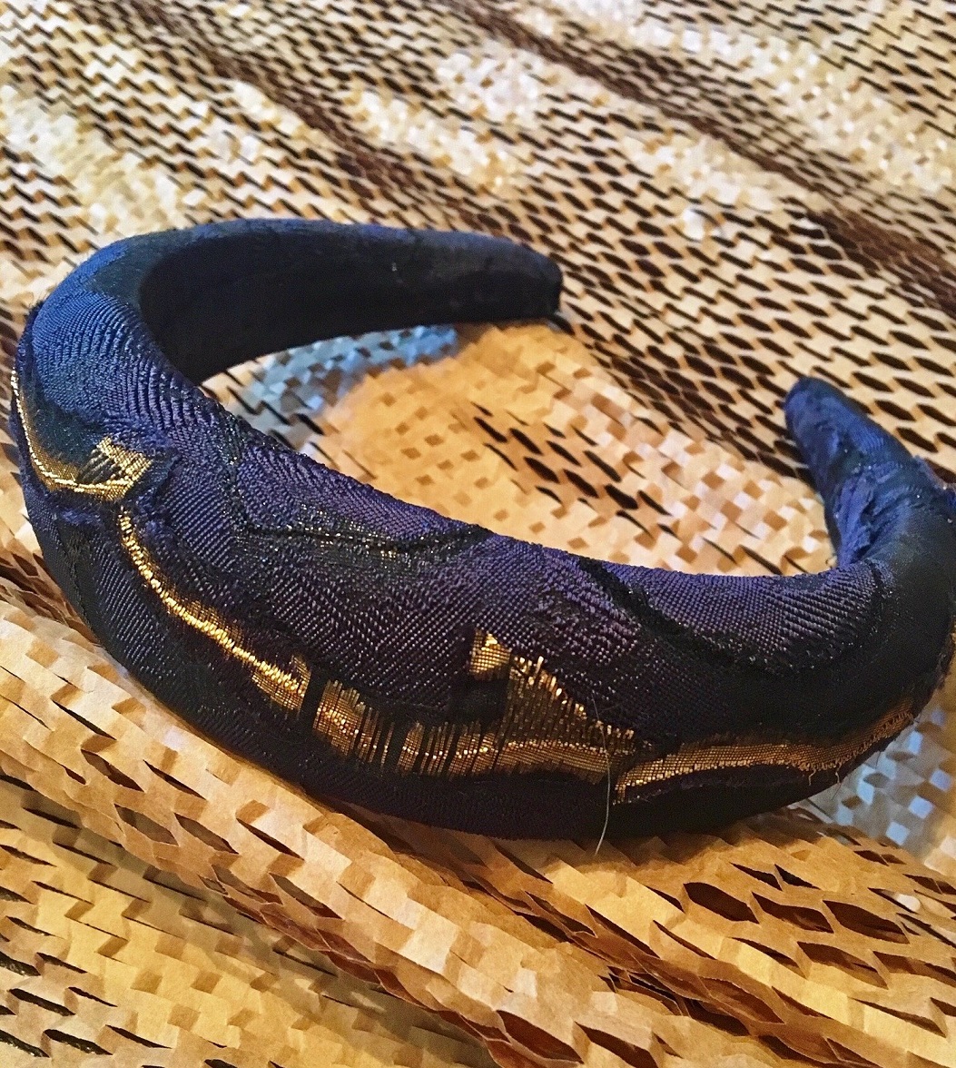 Black and Gold Headband