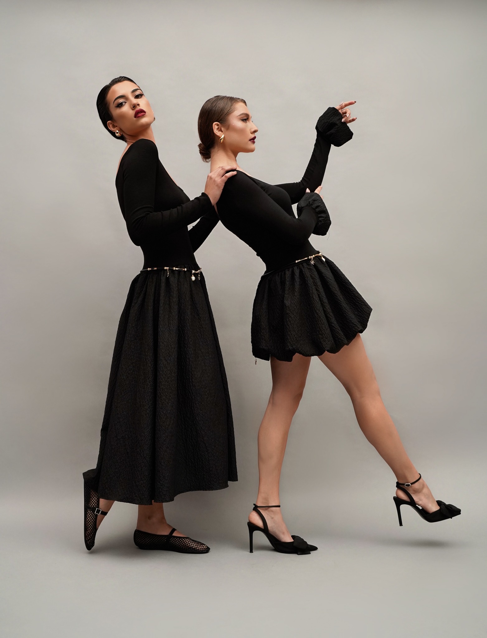 rochie-balerina-neagra-mini-maxi-designeri-romani
